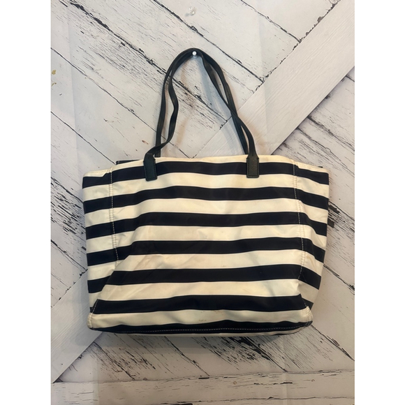 Women's Kate Spade Tote Bag One Size Black & White - Picture 4 of 13
